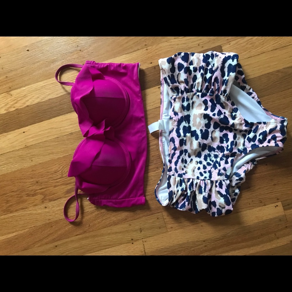 Limericki cheetah bottoms with custom made top